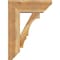 Ekena Millwork Balboa Slat Rough Sawn Bracket w/ Offset Brace, Western Red Cedar, 8"W x 22"D x 30"H BKT0806X22X30BOA06RWR - alternate 4